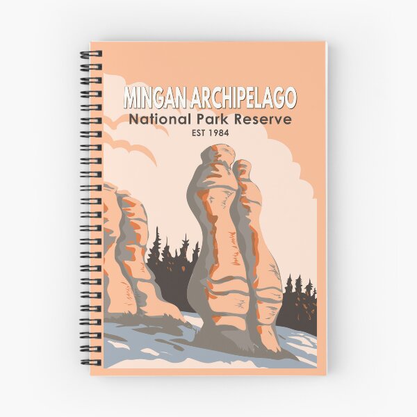 Item preview, Mingan Archipelago National Park Reserve Travel Art Vintage designed and sold by KrisSidDesigns.