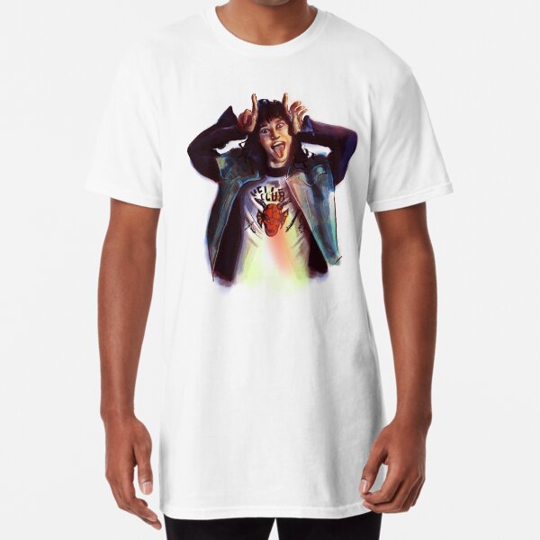 Stranger Things Eddie Munson forever Illustration T-shirt long