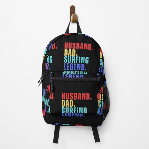Item preview, HUSBAND DAD SURFING LEGEND, Water Sports, National Beach Day, Tropical Vacation designed and sold by Sun Sand & Sea Art.