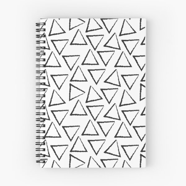 Item preview, Triangle monochrome geometric pattern designed and sold by Lizvole.