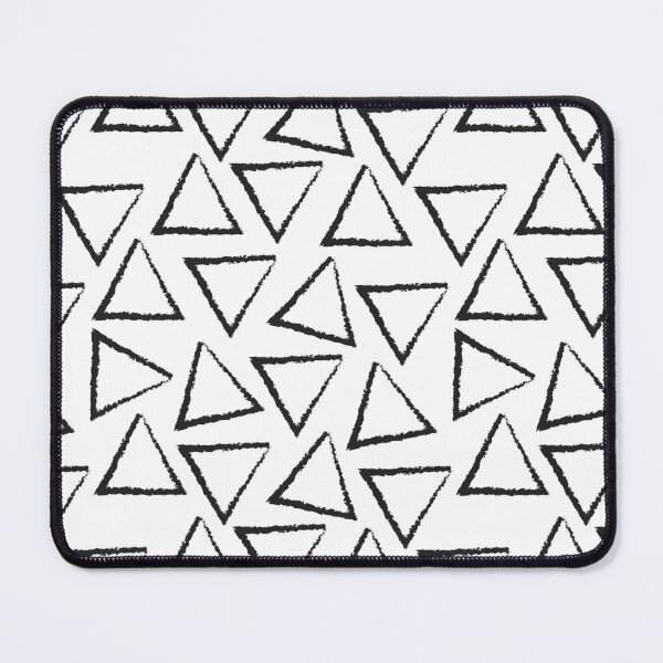Item preview, Triangle monochrome geometric pattern designed and sold by Lizvole.