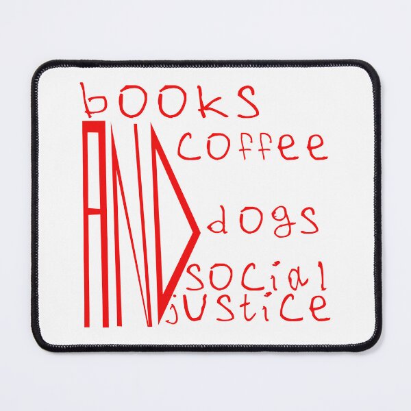 Item preview, Books and coffee and dogs and social justice designed and sold by kinpirks.