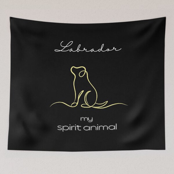 Item preview, Labrador My Spirit Animal Throw Pillow designed and sold by MagicWolfStar.