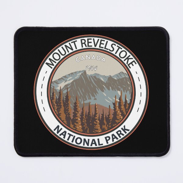 Item preview, Mount Revelstoke National Park Vintage Badge designed and sold by KrisSidDesigns.