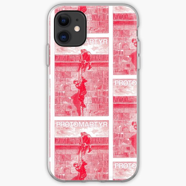 Protomartyr (red engraving) iPhone Soft Case