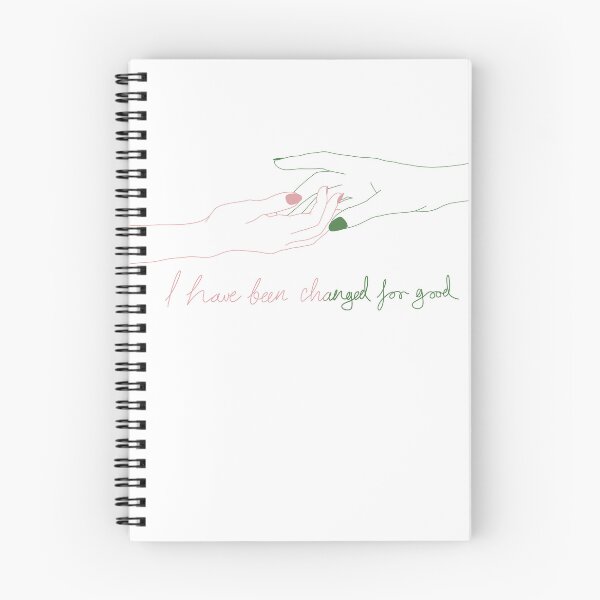 Item preview, I Have Been Changed For Good Hands Line Drawing designed and sold by TheatreKidsShop.