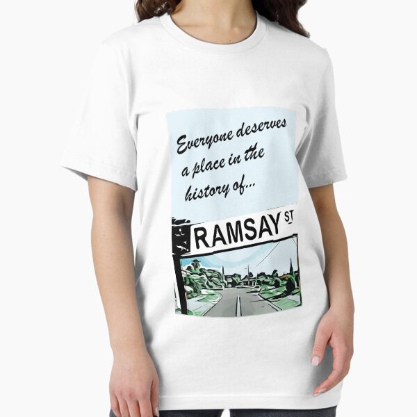 Vista previa del artículo con la obra «Vecinos - Historia de Ramsay Street», diseñado y vendido por GoodNeighbours.