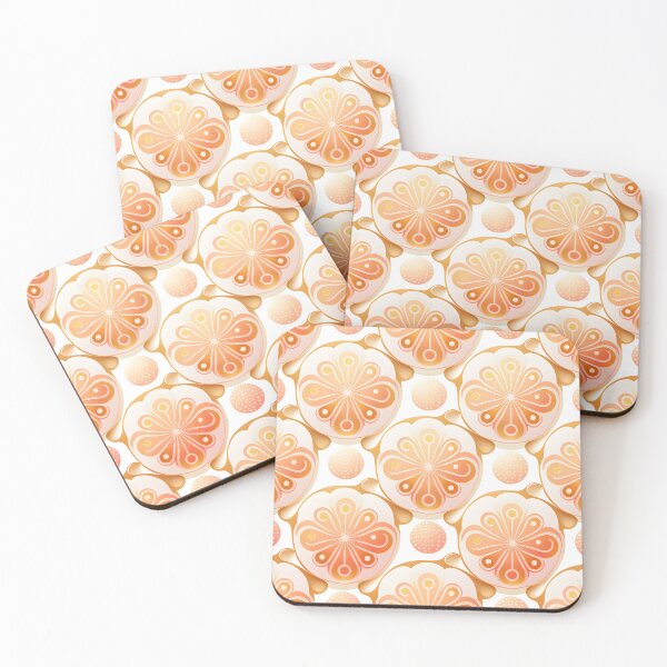 Item preview, Pink peach pattern designed and sold by Pluplys Galleria.