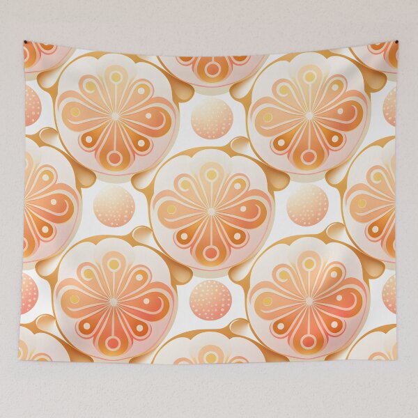 Item preview, Pink peach pattern designed and sold by Pluplys Galleria.