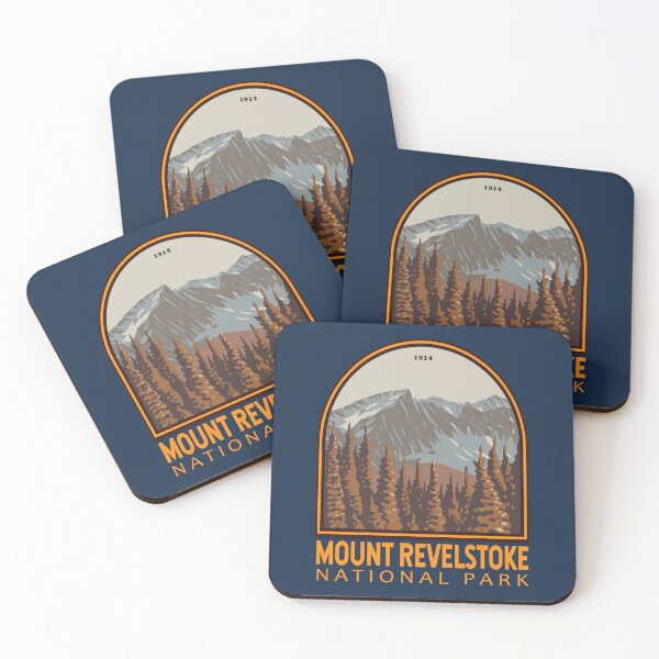 Item preview, Mount Revelstoke National Park Vintage Emblem designed and sold by KrisSidDesigns.