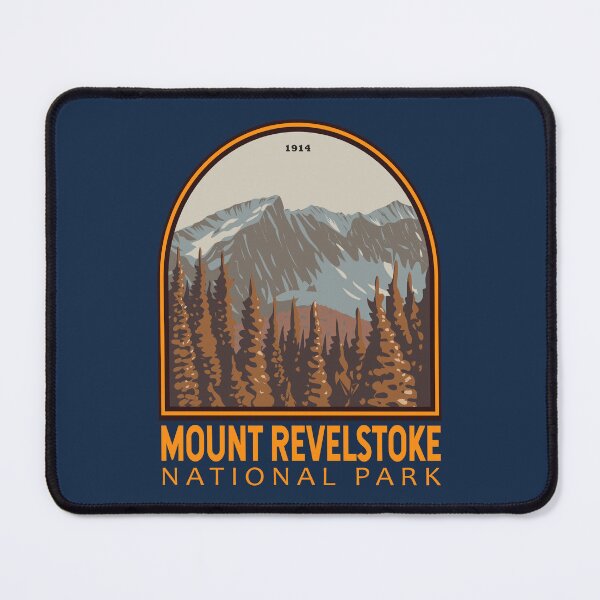 Item preview, Mount Revelstoke National Park Vintage Emblem designed and sold by KrisSidDesigns.