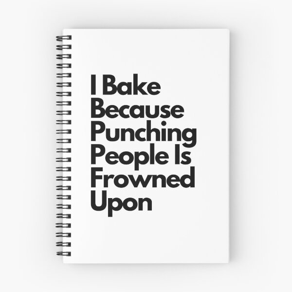 Item preview, I Bake Because Punching People Is Frowned Upon designed and sold by erion-store.