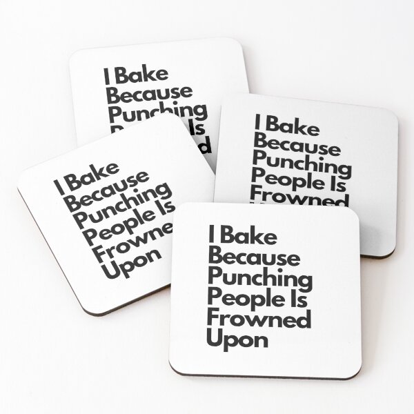 Item preview, I Bake Because Punching People Is Frowned Upon designed and sold by erion-store.
