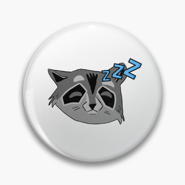 Item preview, sleeping racoon - a caesarsaladfry affiliation designed and sold by mediorcesav.