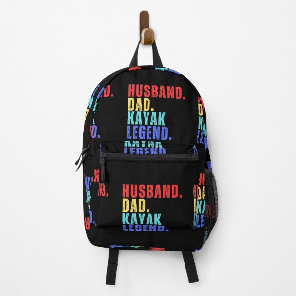 Item preview, HUSBAND DAD KAYAK LEGEND, Water Sports, National Beach Day, Tropical Vacation designed and sold by Sun Sand & Sea Art.