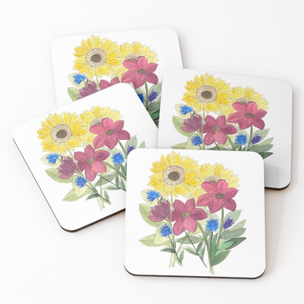 Item preview, Sunflowers, Thistles and Friends designed and sold by Lisa Neuman Watercolors.