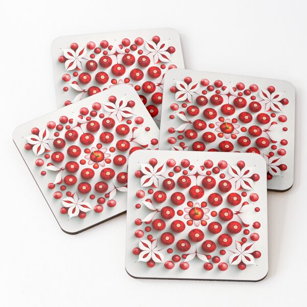Item preview, Red cherry pattern designed and sold by Pluplys Galleria.