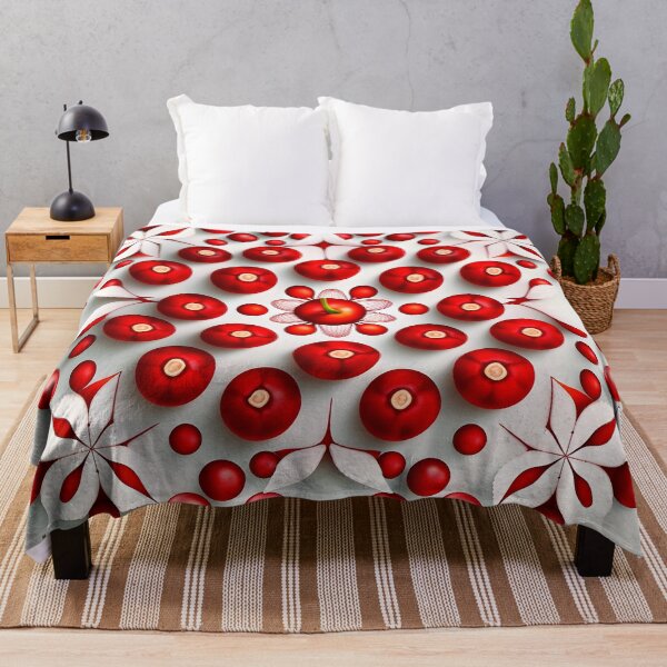 Item preview, Red cherry pattern designed and sold by Pluplys Galleria.