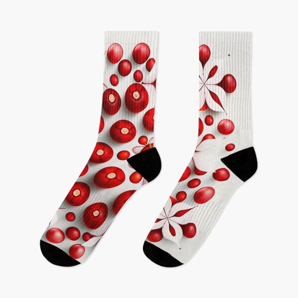 Item preview, Red cherry pattern designed and sold by Pluplys Galleria.