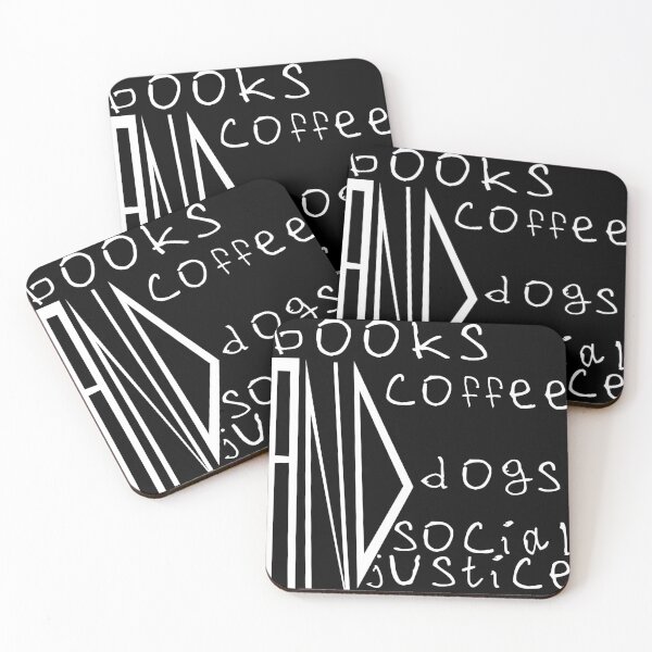 Item preview, Books and coffee and dogs and social justice designed and sold by kinpirks.