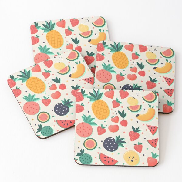 Item preview, Cute fruit pattern designed and sold by Pluplys Galleria.