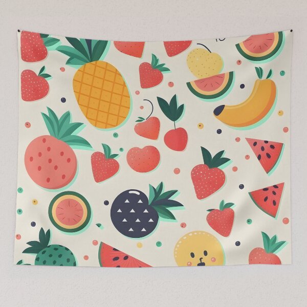 Item preview, Cute fruit pattern designed and sold by Pluplys Galleria.