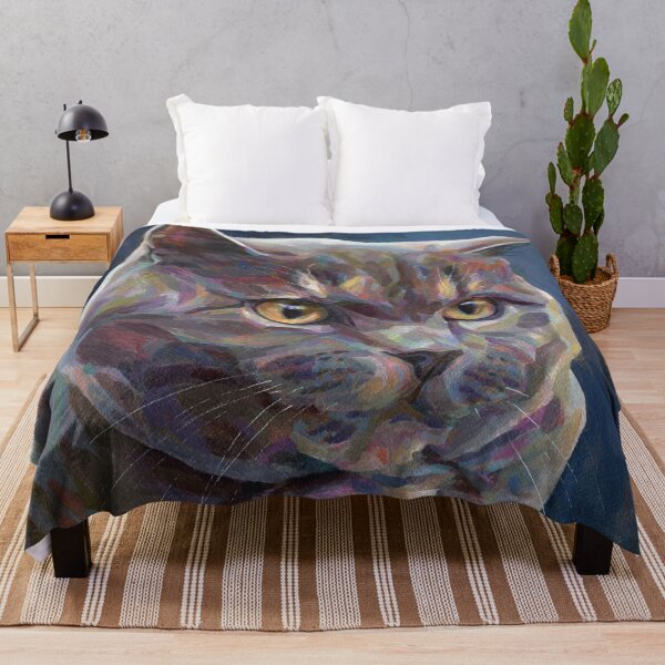 Item preview, Gray cat Tina designed and sold by Emma Reznikova.