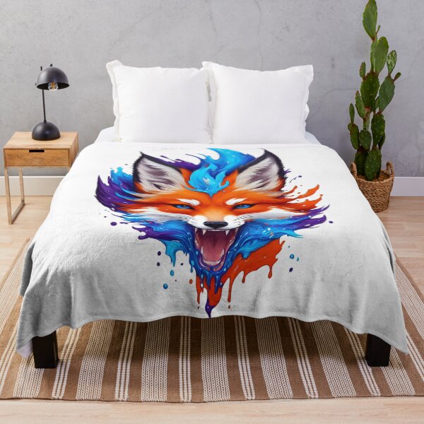 Item preview, An illustration of a Fox in Slash Art designed and sold by pedrolealmkt.