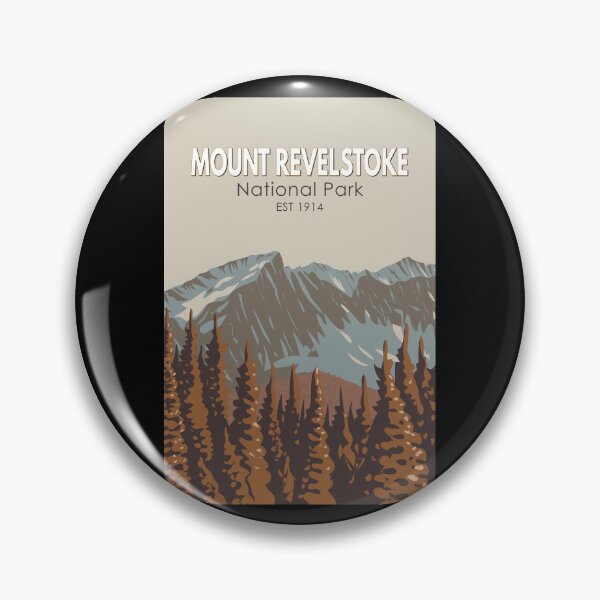 Item preview, Mount Revelstoke National Park Travel Art Vintage designed and sold by KrisSidDesigns.
