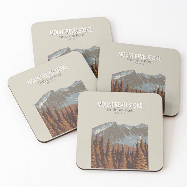 Item preview, Mount Revelstoke National Park Travel Art Vintage designed and sold by KrisSidDesigns.