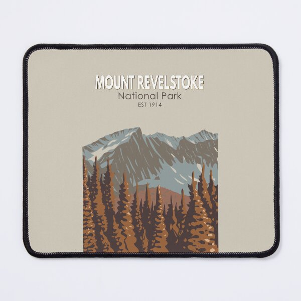 Item preview, Mount Revelstoke National Park Travel Art Vintage designed and sold by KrisSidDesigns.