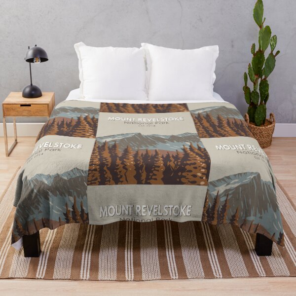 Item preview, Mount Revelstoke National Park Travel Art Vintage designed and sold by KrisSidDesigns.
