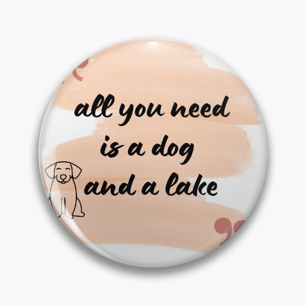 Item preview, All You Need Is A Dog And A Lake / Quiet dog Classic T-Shirt designed and sold by kajalkanojia.
