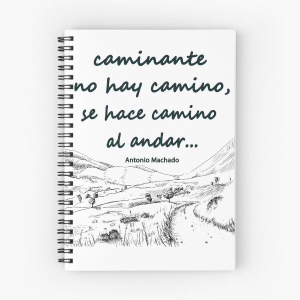 Item preview, Caminante no hay camino, a verse by Antonio Machado (version 1) designed and sold by Hugo Cuevas-Mohr.