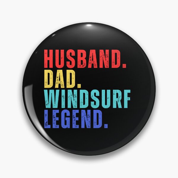 Item preview, HUSBAND DAD WINDSURF LEGEND, Water Sports, National Beach Day, Tropical Vacation designed and sold by Sun Sand & Sea Art.
