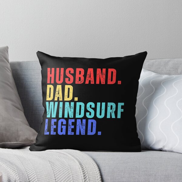 Item preview, HUSBAND DAD WINDSURF LEGEND, Water Sports, National Beach Day, Tropical Vacation designed and sold by Sun Sand & Sea Art.