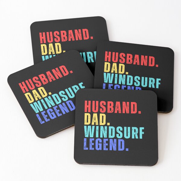 Item preview, HUSBAND DAD WINDSURF LEGEND, Water Sports, National Beach Day, Tropical Vacation designed and sold by Sun Sand & Sea Art.