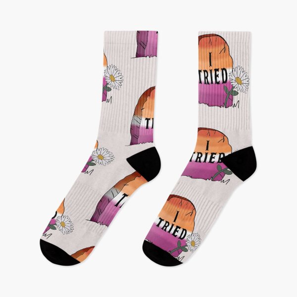Item preview, I Tried Pin (Lesbian Flag Version) | Taylor  The Eras Tour | Home Decor Merch Fandom Small Support | HECKINFAROUT  designed and sold by Two Otters Co.