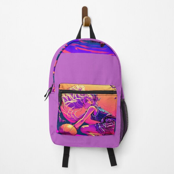Item preview, Basketball girl - Synthwave aesthetic girl playing basketball designed and sold by OzzyArts.