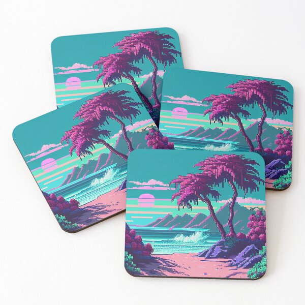 Item preview, Vaporwave shirt -  Summer Aesthetic clothing, aesthetic landscape designed and sold by OzzyArts.