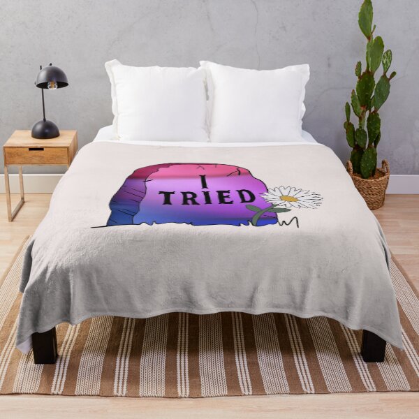 Item preview, I Tried Pin (Bisexual Flag Version) | Taylor  The Eras Tour | Home Decor Merch Fandom Small Support | HECKINFAROUT  designed and sold by Two Otters Co.