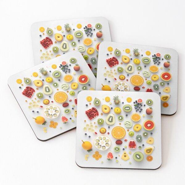 Item preview, Cute fruit pattern designed and sold by Pluplys Galleria.