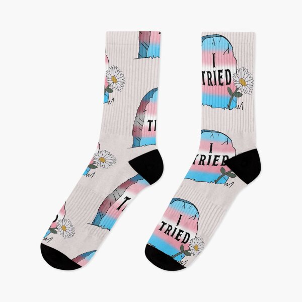 Item preview,  I Tried Pin (Transgender Flag Version) | Taylor  The Eras Tour | Home Decor Merch Fandom Small Support | HECKINFAROUT  designed and sold by Two Otters Co.