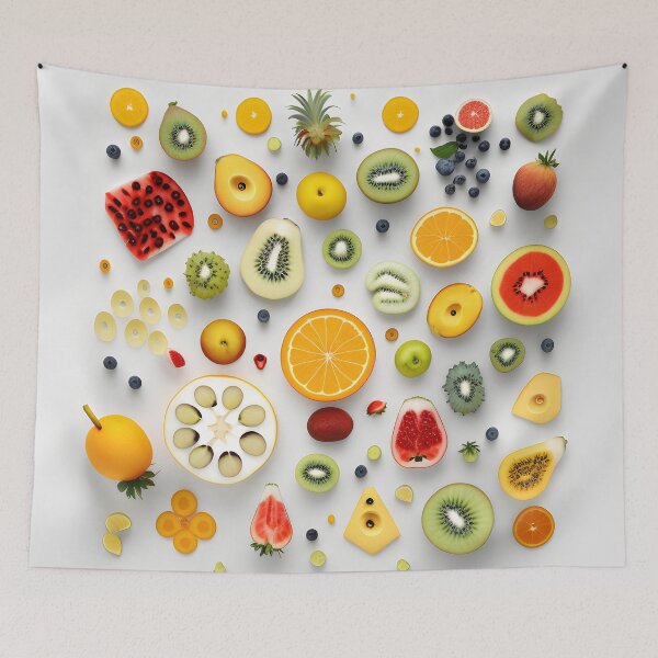 Item preview, Cute fruit pattern designed and sold by Pluplys Galleria.