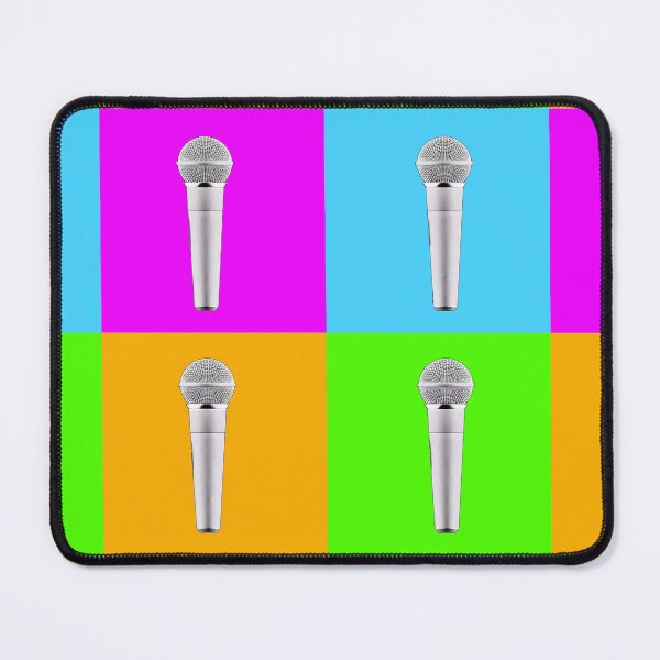 Item preview, Microphone pop art designed and sold by PeterADesign.