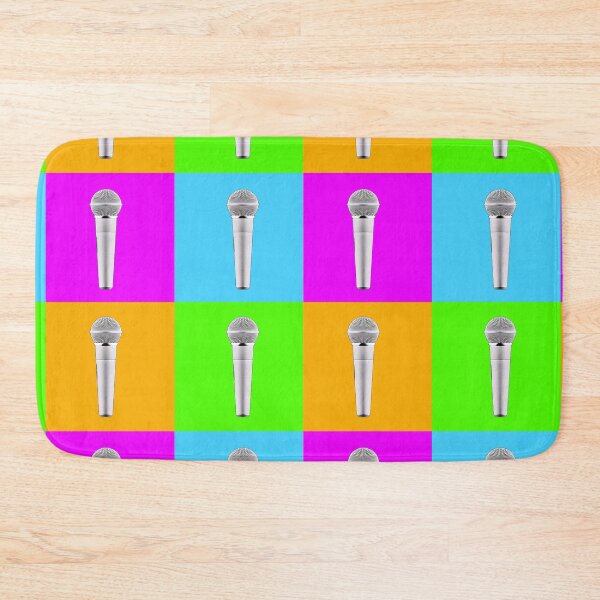 Item preview, Microphone pop art designed and sold by PeterADesign.