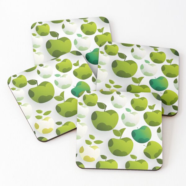 Item preview, Green apple pattern designed and sold by Pluplys Galleria.