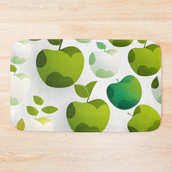 Item preview, Green apple pattern designed and sold by Pluplys Galleria.