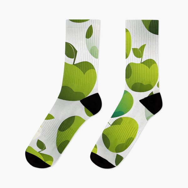 Item preview, Green apple pattern designed and sold by Pluplys Galleria.