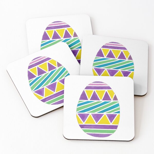 Item preview, Geometric Easter Egg designed and sold by Lisa Neuman Watercolors.